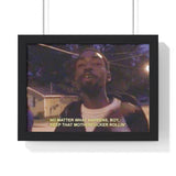 Framed Poster: “Rolling”